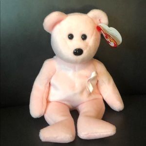 🌟Cure Beanie Baby with pink ribbon